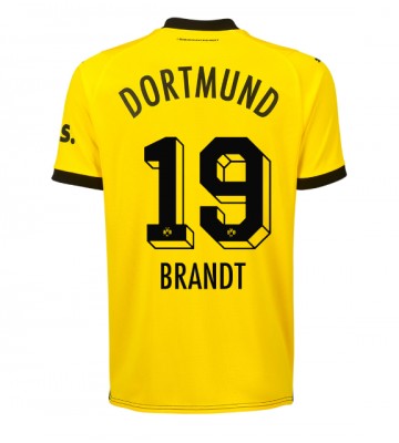 Borussia Dortmund Julian Brandt #19 Replika Hjemmebanetrøje 2023-24 Kortærmet